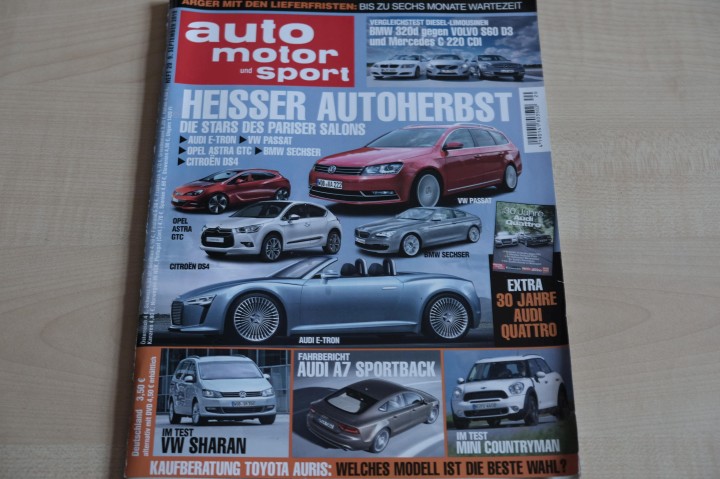 Deckblatt Auto Motor und Sport (20/2010)